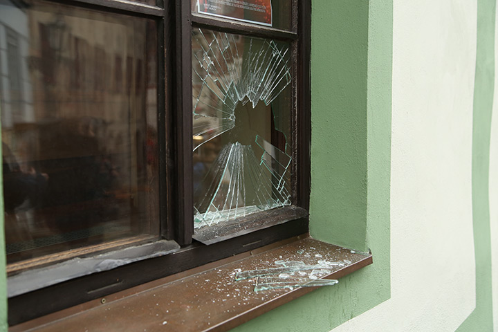 A2B Glass are able to board up broken windows while they are being repaired in Stourport On Severn.